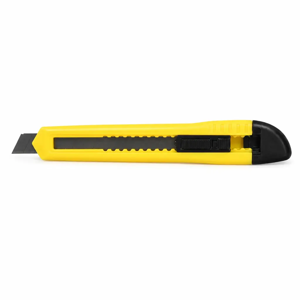 Cutter Dimax de 10cm con hoja retráctil y mango ergonómico 1