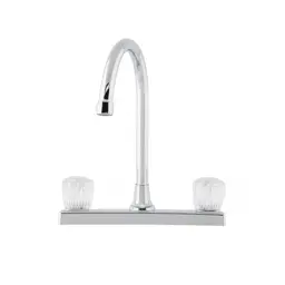 CACHERA CROMADA PARA COCINA CUELLO GANSO 8"