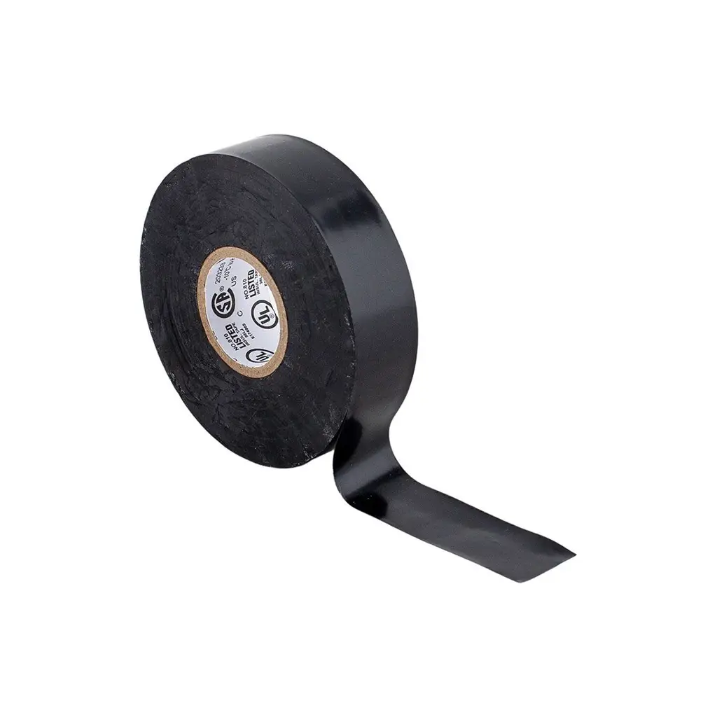 Rollo de tape eléctrico negro Heavy Duty marca Dimax de 20 metros de largo 2