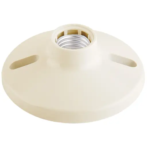 PLAFON PLASTICO E27 150W 125V MARFIL EAGLE