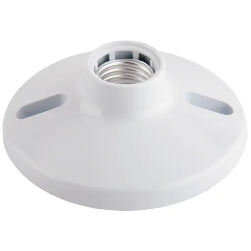 PLAFON PLASTICO E27 150W 125V BLANCO EAGLE
