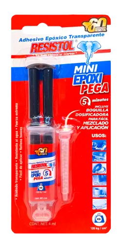 ADHESIVO MINI EPOXI PEGA 4ML RESISTOL