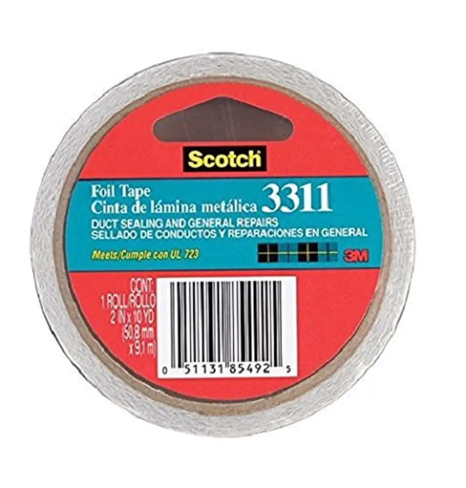 3M CINTA DE ALUMINIO SCOTCH 2″X10YDS 3311