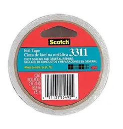 3M CINTA DE ALUMINIO SCOTCH 2″X10YDS 3311