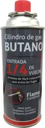 CILINDRO GAS BUTANO 220GR 1/4 VUELTA RED POWER