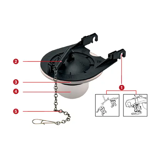 PERA INODORO 3" FLUIDMASTER