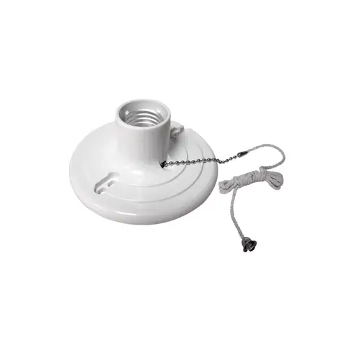 PLAFON CON CADENA BLANCO 250V 660W EAGLE