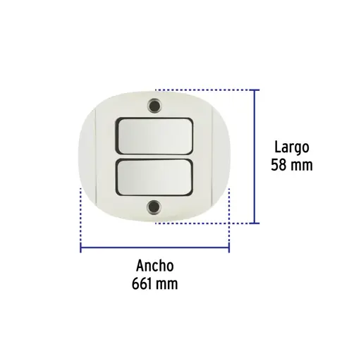 APAGADOR DE PARCHE DOBLE VOLTECK