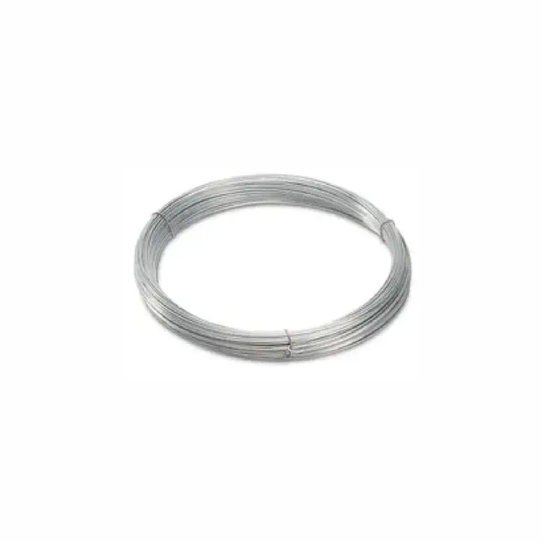 Vista de rollo de alambre galvanizado de 4 metros modelo AR-045, presentado en formato circular continuo.