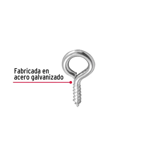 GANCHO OJO CERRADO 17X40 FIERO