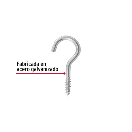 GANCHO OJO ABIERTO 18X50 FIERO (10 UNIDADES)