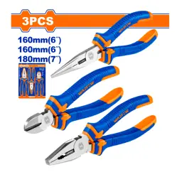 JUEGO DE ALICATES 3 PIEZAS WADFOW