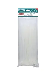 AMARRA PLASTICA BLANCA 16" 7.6MMx400MM 100 PIEZAS