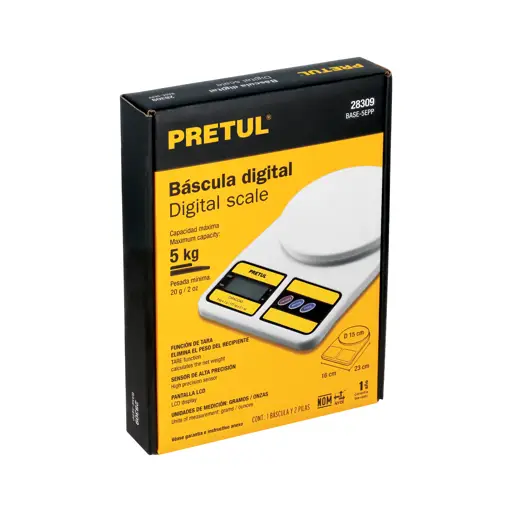 ROMANA DIGITAL 5KG DE PLATO PRETUL