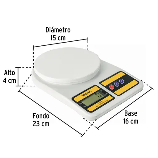 ROMANA DIGITAL 5KG DE PLATO PRETUL