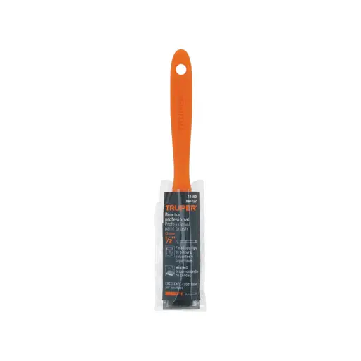 BROCHA 1/2" MANGO PLASTICO TRUPER