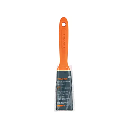 BROCHA 1" MANGO PLASTICO TRUPER