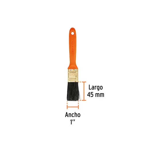 BROCHA 1" MANGO PLASTICO TRUPER