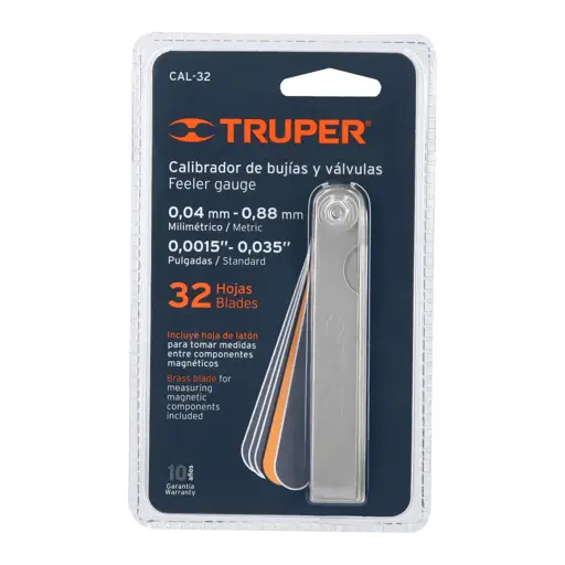 CALIBRADOR DE 32 HOJAS (0,088MM) GALGAS TRUPER