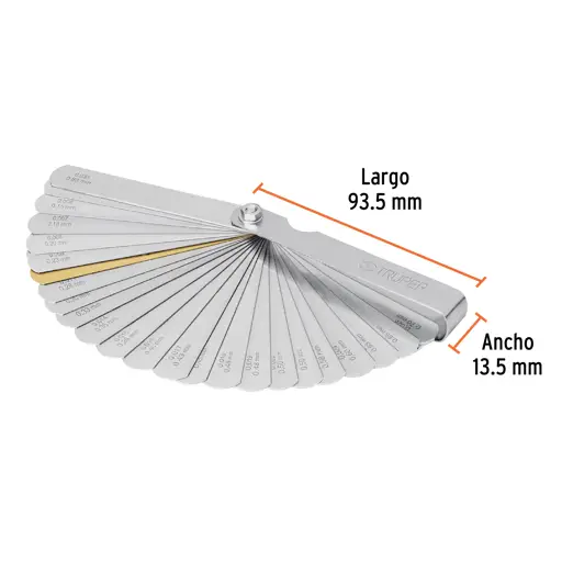 CALIBRADOR DE 32 HOJAS (0,088MM) GALGAS TRUPER