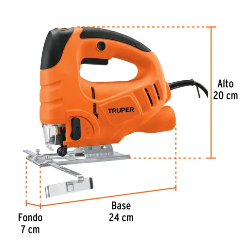 SIERRA CALADORA PROFESIONAL 550W TRUPER