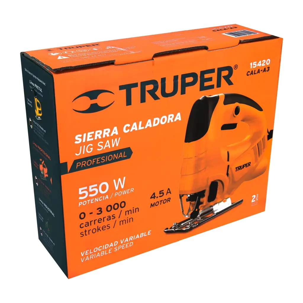 SIERRA CALADORA PROFESIONAL 550W TRUPER — vista 4