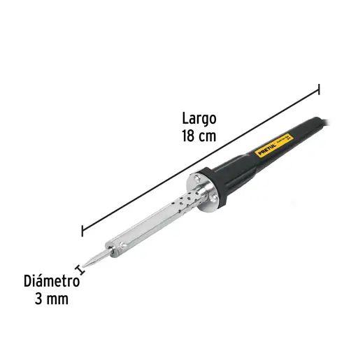 CAUTIN TIPO LAPIZ 30W PRETUL