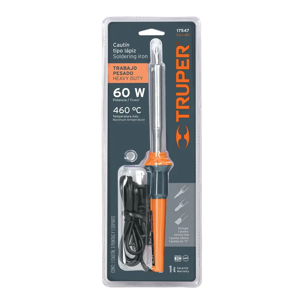 CAUTIN TIPO LAPIZ 60W 120V TRUPER — vista 2