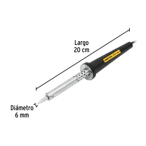 CAUTIN TIPO LAPIZ 60W PRETUL