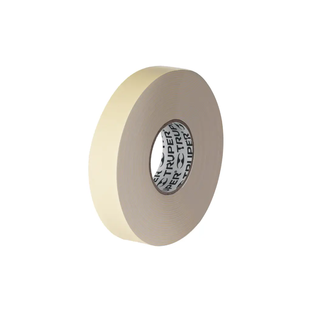 CINTA DOBLE CARA BLANCA 19MM X 5M TRUPER
