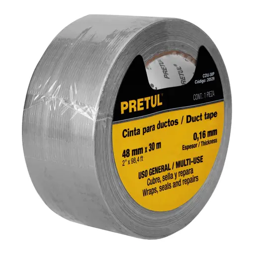 CINTA PARA DUCTOS 30M PRETUL