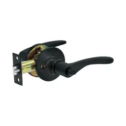 CERRADURA CON LLAVE MANIJA NEGRO MATE HERMEX