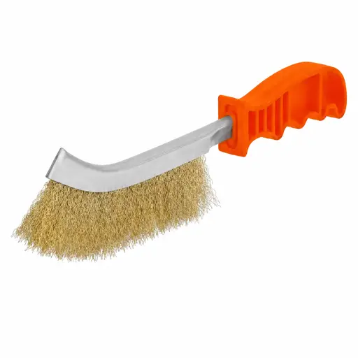 CEPILLO ACERO RECTO CON MANGO PLASTICO