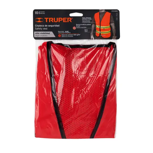 CHALECO DE SEGURIDAD CON REFLECTANTE TRUPER