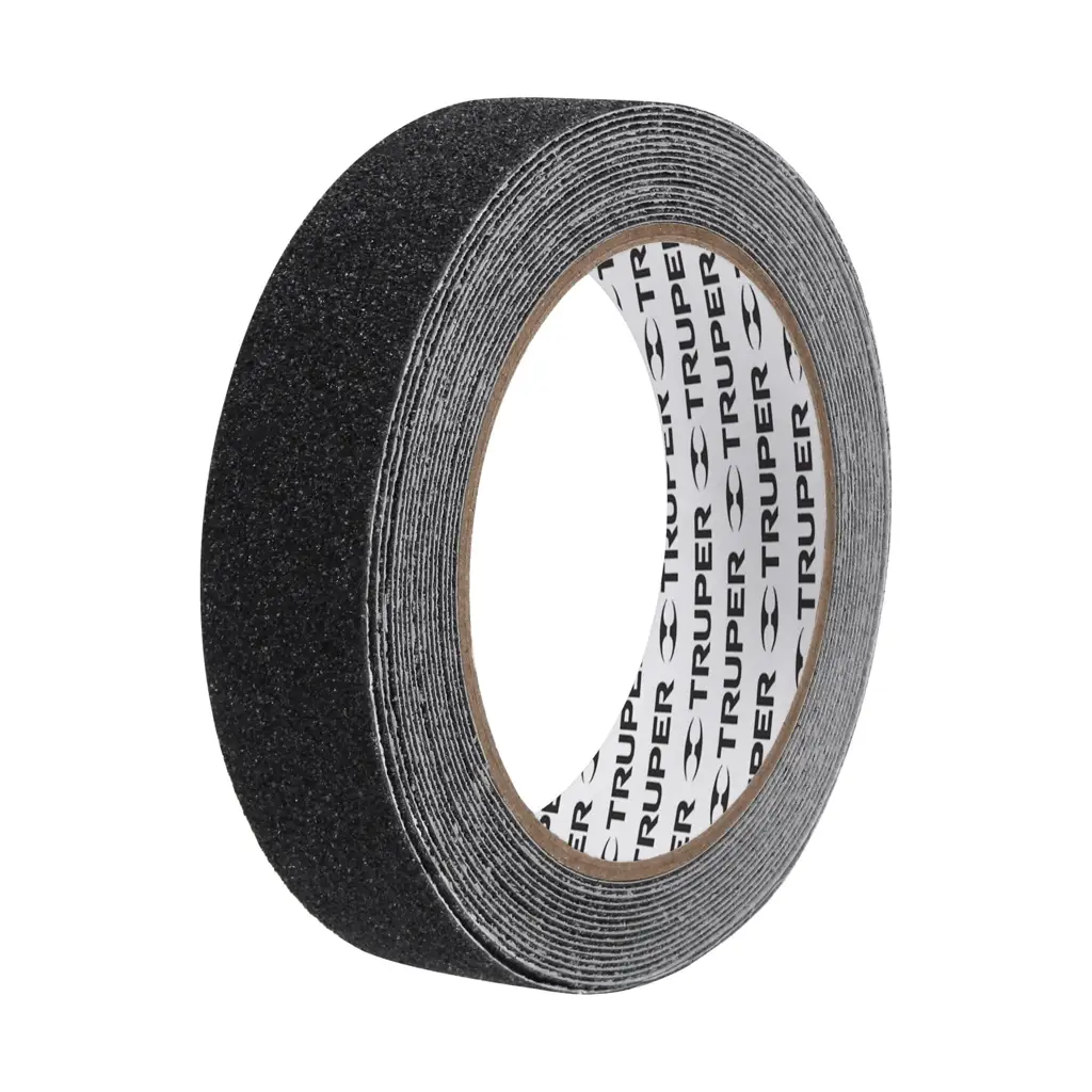 CINTA ANTIDERRAPANTE NEGRA 1" 5MTS TRUPER