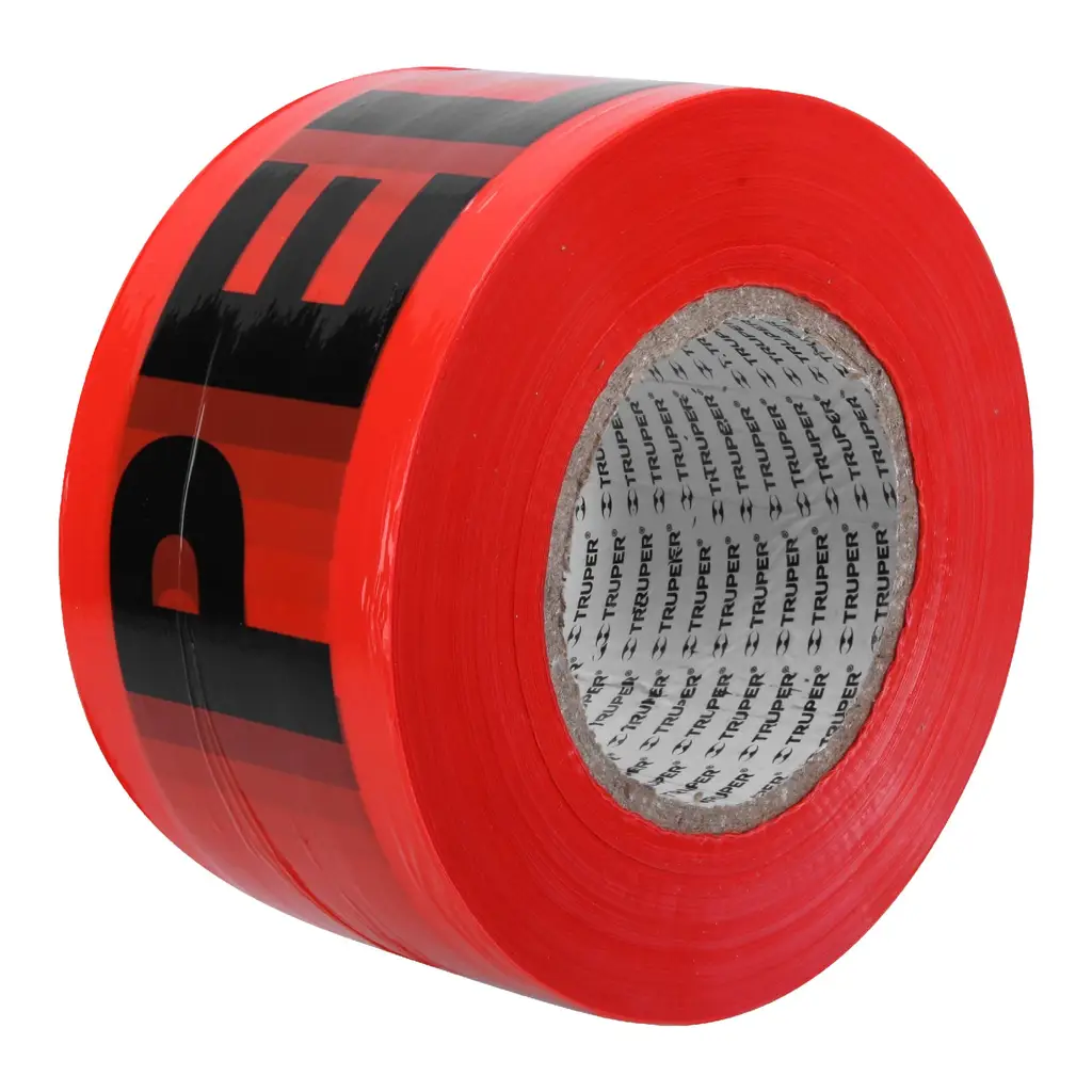 CINTA PLASTICA PELIGRO ROJA 305M TRUPER