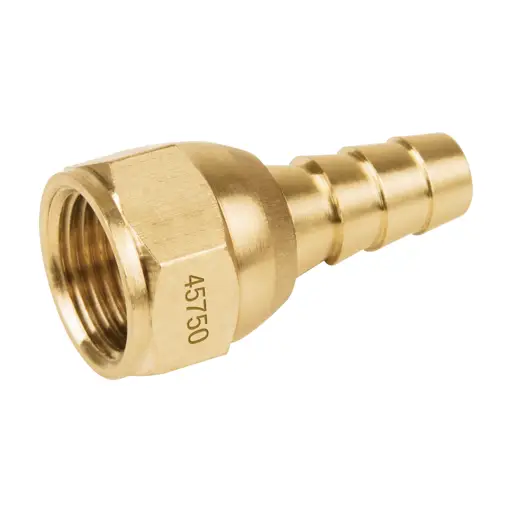ACOPLE DE LATON PARA GAS ESPIGA 3/8 TRUPER