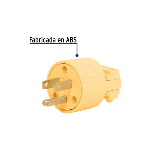 ENCHUFE POLARIZADO PLASTICO VOLTECK