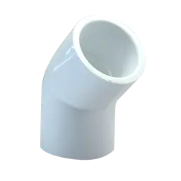 CODO PVC 45 X 1/2" LISO OMI