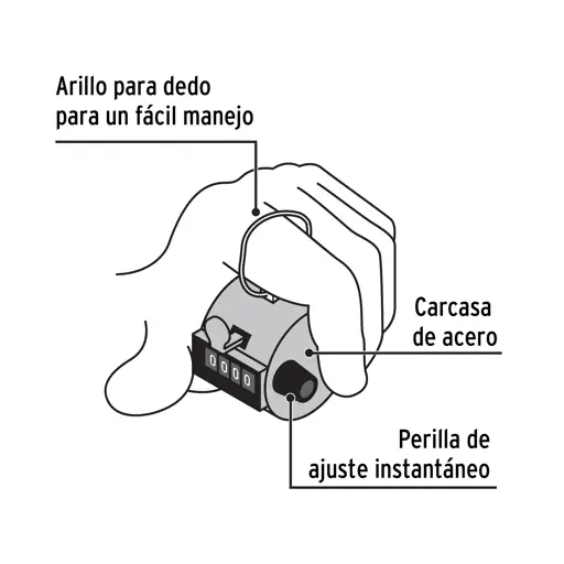 CONTADOR MANUAL 4 DIGITOS