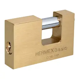 CANDADO DE SEGURIDAD 75MM LATON HERMEX