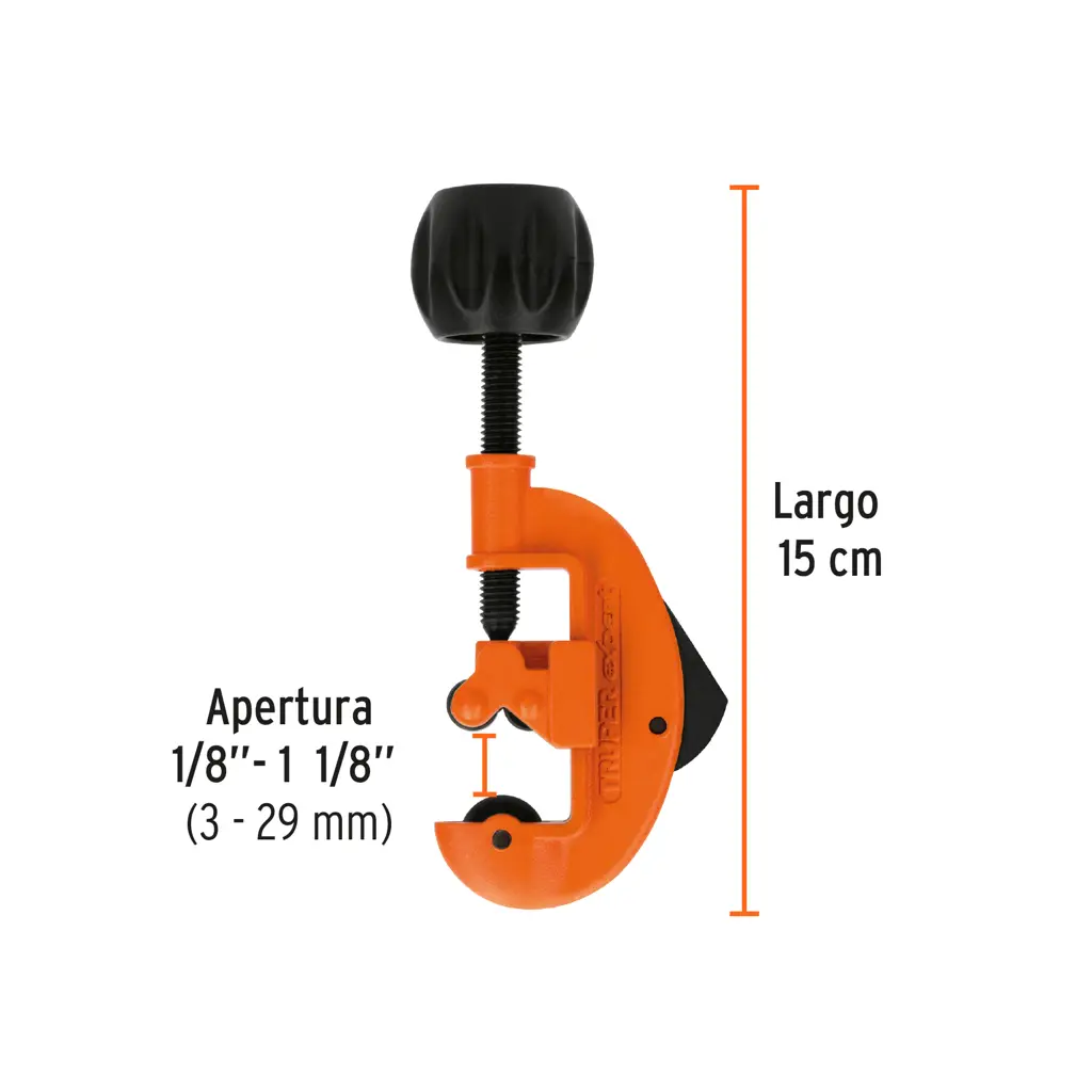 CORTADOR DE TUBO COBRE DE 1/8 A 1-1/8 TRUPER — vista 3