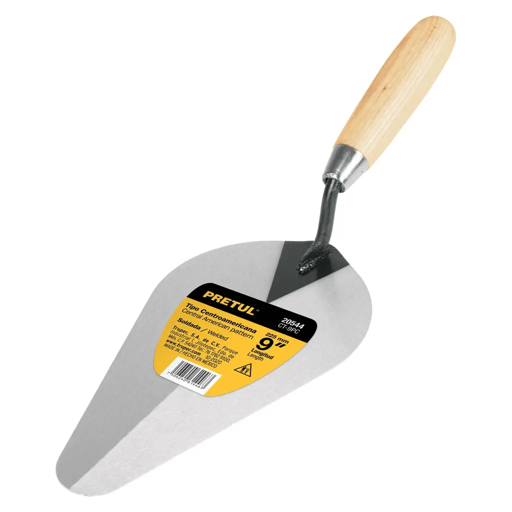 CUCHARA PARA ALBAÑIL 9" PRETUL