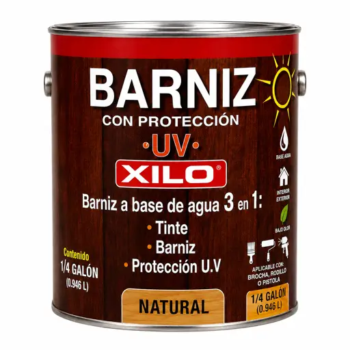 BARNIZ 3 EN 1 NATURAL 1/4 XILO