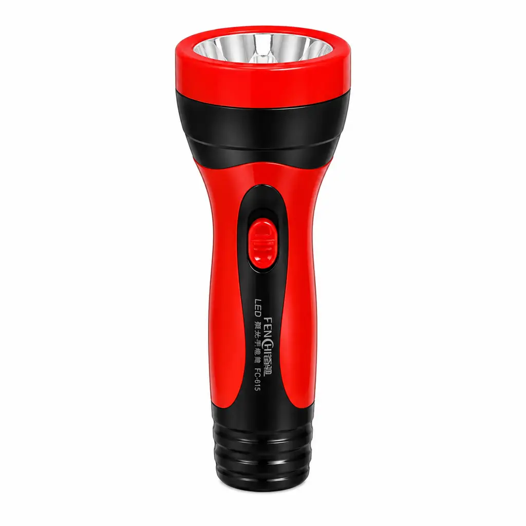 Linterna LED recargable mediana de 5 focos LED de alta luminosidad con enchufe integrado para carga 2