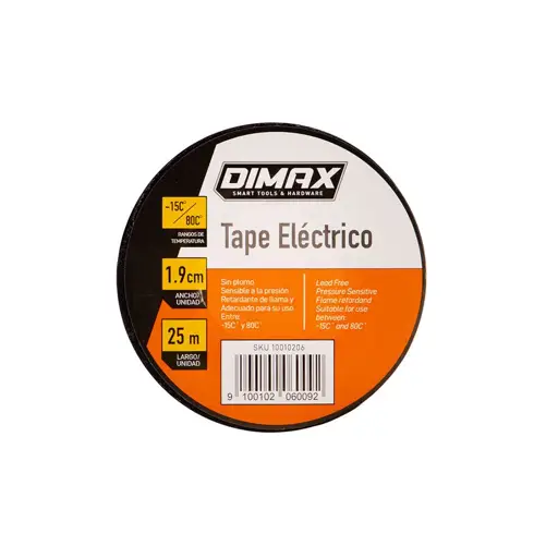 TAPE ELECTRICO 3/4 X 25M DIMAX