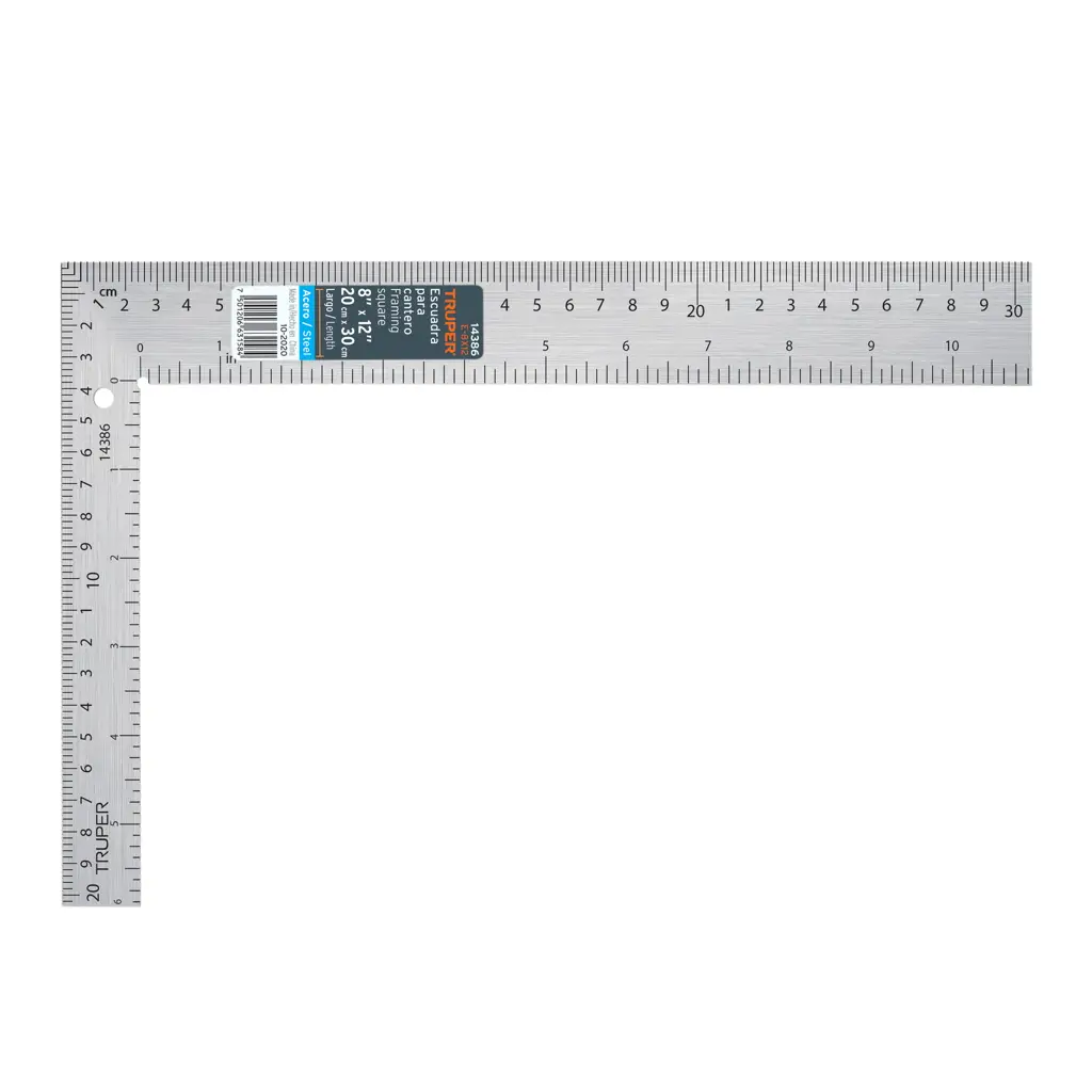 ESCUADRA PARA CARPINTERO 8"X12" TRUPER