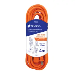 EXTENSION ELECTRICA USO RUDO 4M VOLTECK