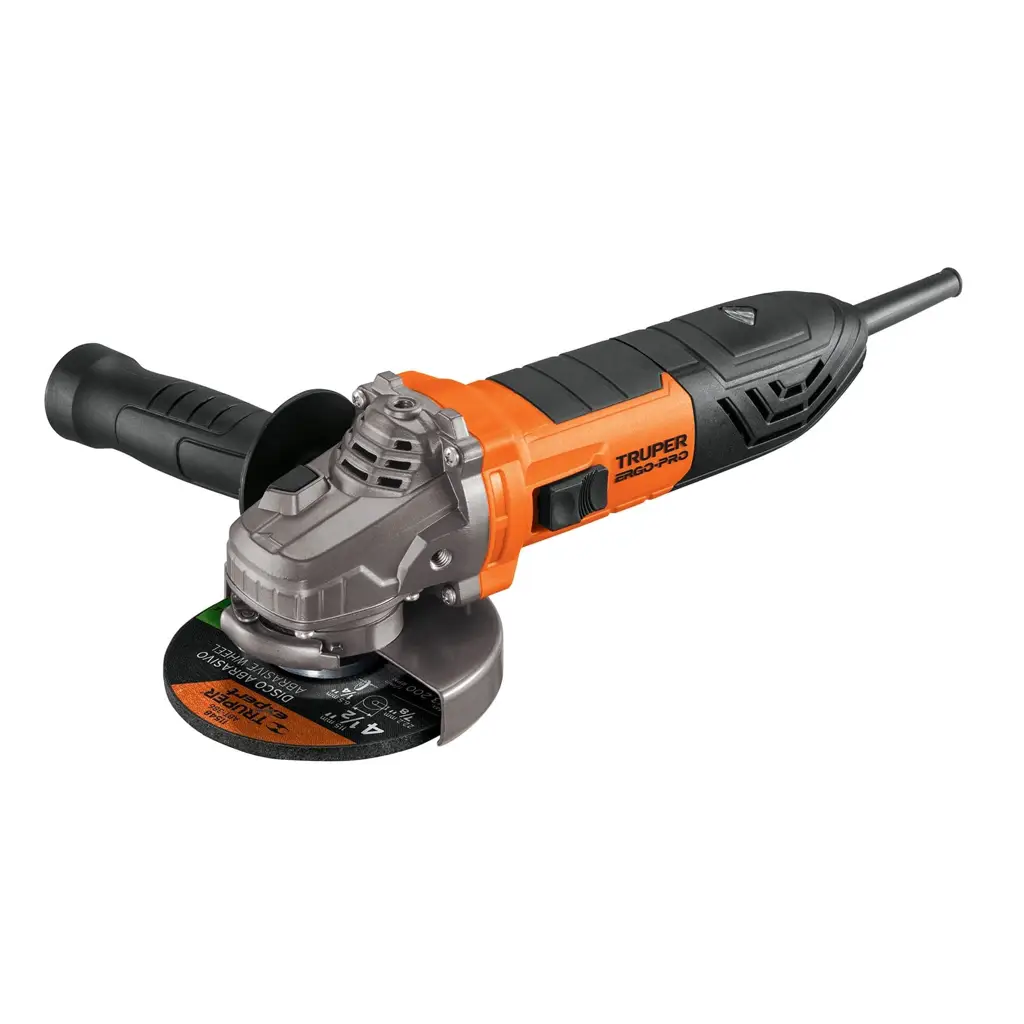 ESMERILADORA ANGULAR 4-1/2" 850 W, ERGO-PRO TRUPER