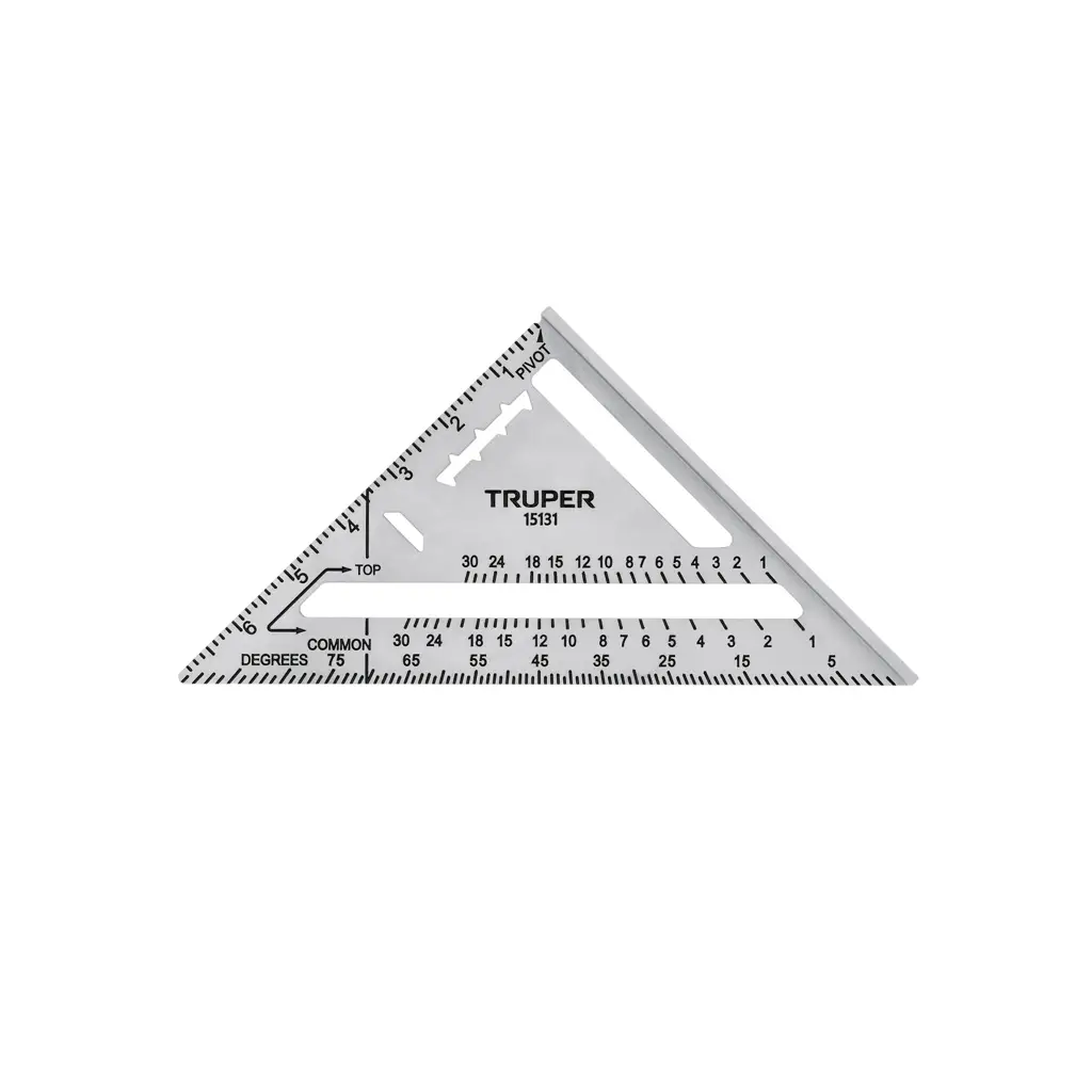 ESCUADRA ALUMINIO PARA GYPSUM 7" TRUPER